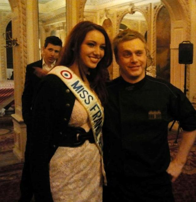 Delphine Wespiser - Miss France 2012 - et Christohe Bauer