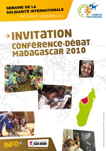 Semaine de la solidarité internationale et soirée malgache avec AlterNatives le 16 novembre 2010 Semaine de la solidarité internationale et soirée malgache avec AlterNatives le 16 novembre 2010