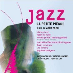 Affiche du festival de jazz à la Petite-Pierre