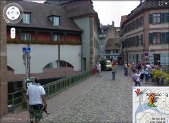 Visite de la Petite France sur StreetView